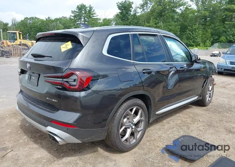 2022 BMW X3 xDrive30I from USA, damaged, VIN WBX57DP08NN175947